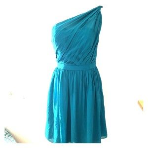 Bill Levkoff one-shoulder dress